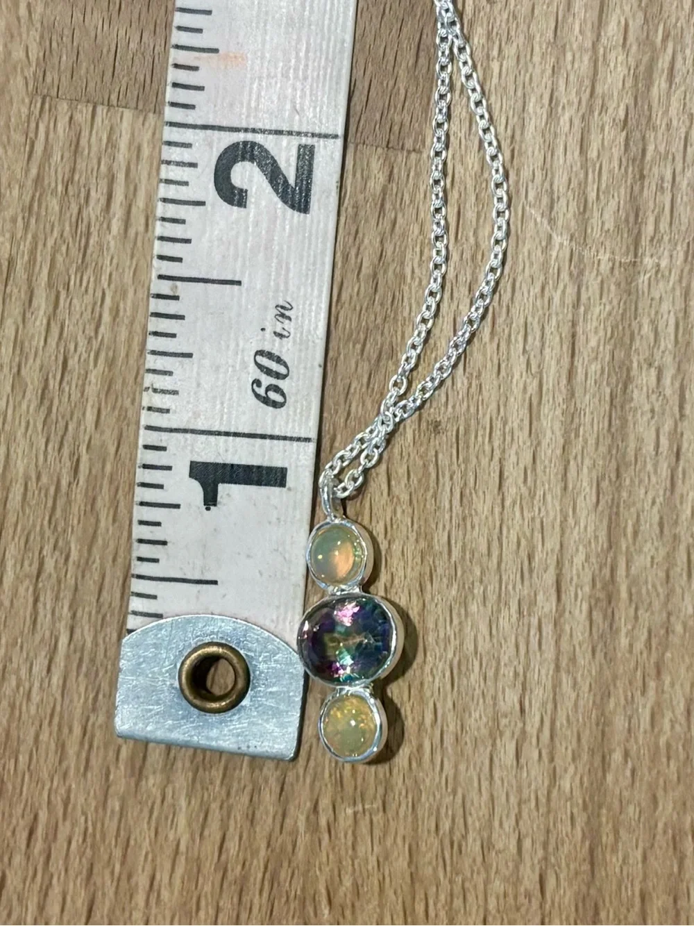 NEW! Ethiopian Opal & Topaz Necklace
